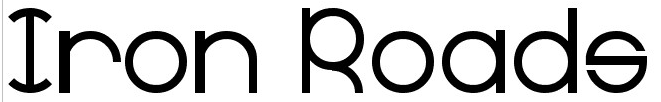 Iron Roads with Radius Font